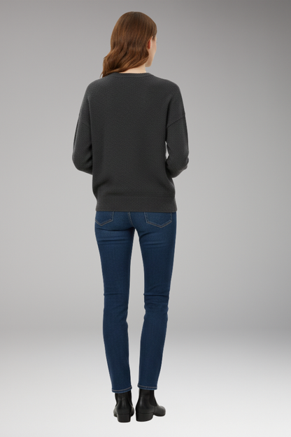 Women's Crew Neck Sweater Long Sleeves
