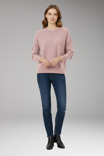 Women's Crew Neck Sweater Long Sleeves