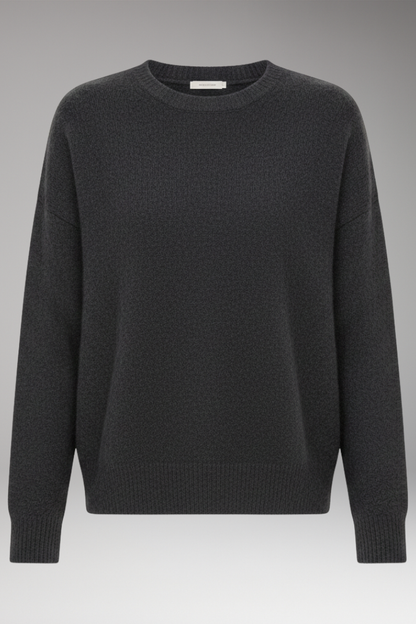Women's Crew Neck Sweater Long Sleeves - VibreMode