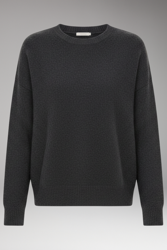 Women's Crew Neck Sweater Long Sleeves - VibreMode