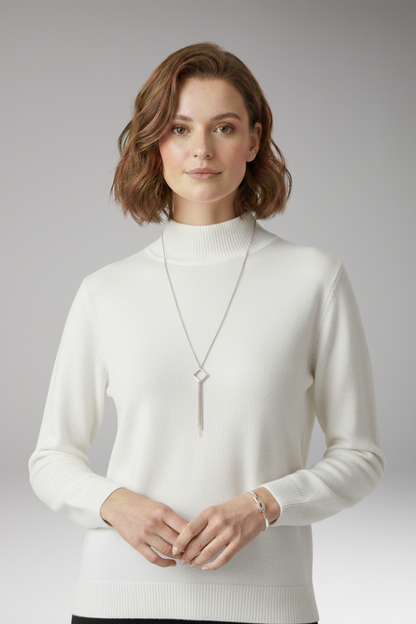 Women's High Neck Knitted Sweater
