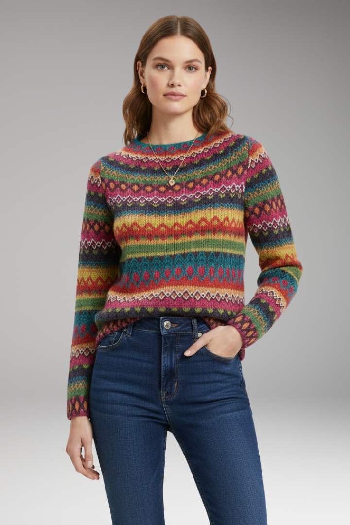 Women's Round Neck Knit Sweater