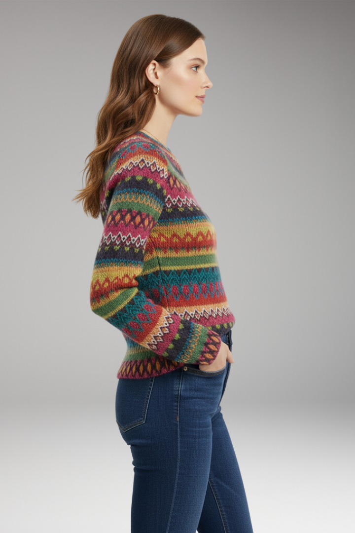 Women's Round Neck Knit Sweater