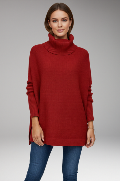 Women's Turtleneck Sweater Ribbed