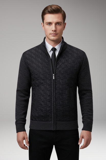Men's V-Neck Sweater Ribbed