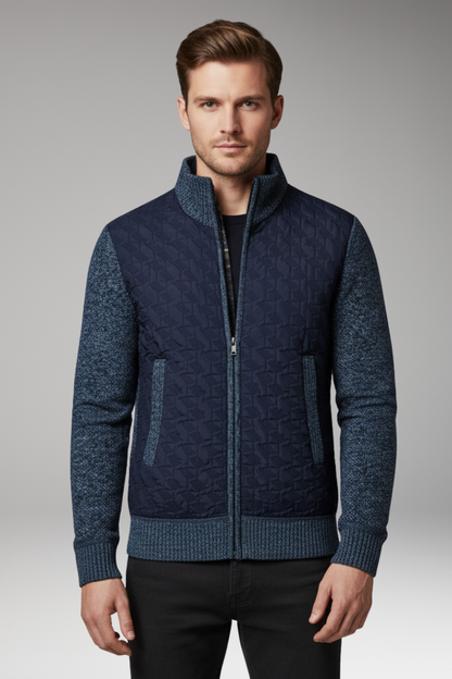 Men's V-Neck Sweater Ribbed