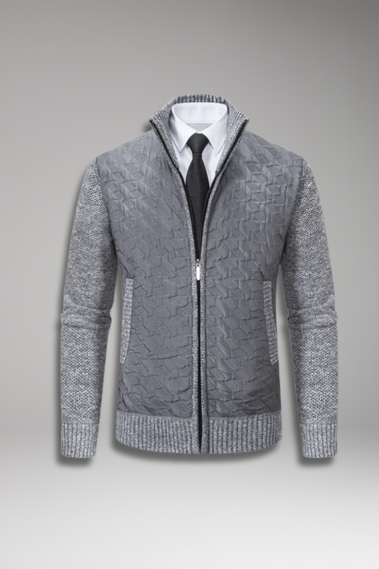 Men's V-Neck Sweater Ribbed - VibreMode