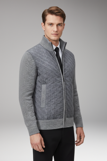 Men's V-Neck Sweater Ribbed
