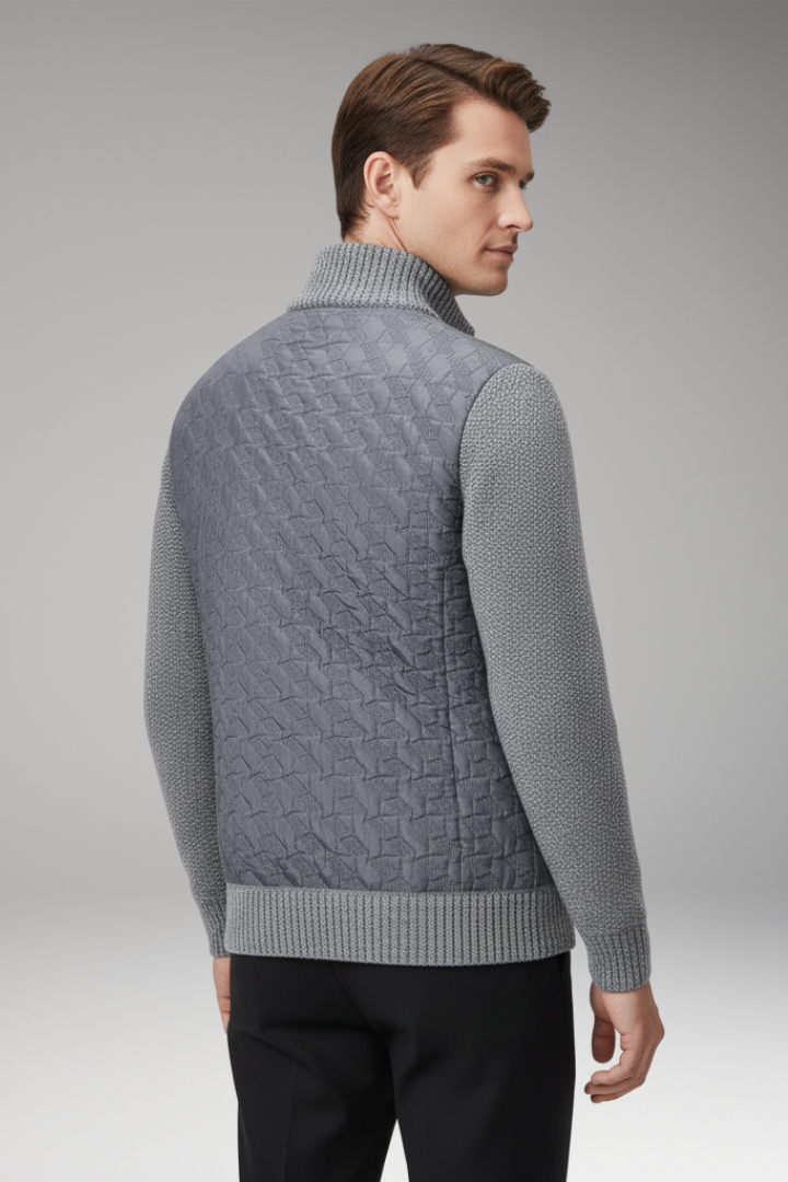 Men's V-Neck Sweater Ribbed