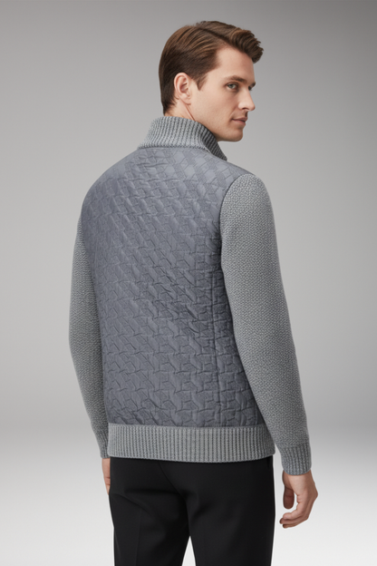 Men's V-Neck Sweater Ribbed