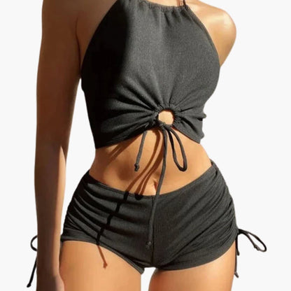 Women's Triangle Bikini Set Tie Side Two Piece Swimsuit