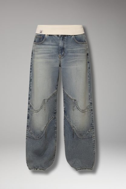 Women's Wide Leg Elastic Waist Trousers - VibreMode