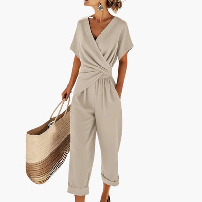 Women's 2 Piece Wrap Outfit Set - VibreMode