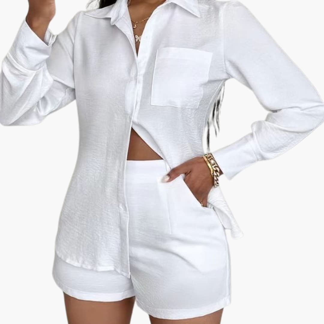 Women's Blazer Shorts Set - VibreMode