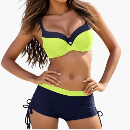 Women's Push-Up Bikini Set Padded Underwire Cups - VibreMode