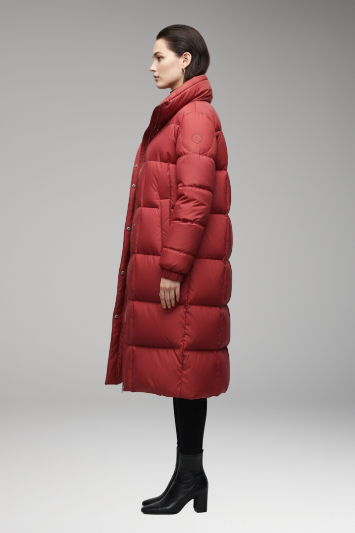 Women's Quilted Winter Coat High Collar
