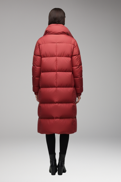 Women's Quilted Winter Coat High Collar