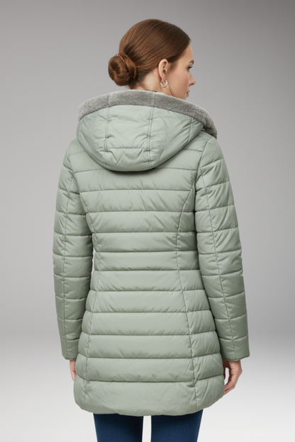 Women's Winter Parka Coat Waterproof Hooded Zipper