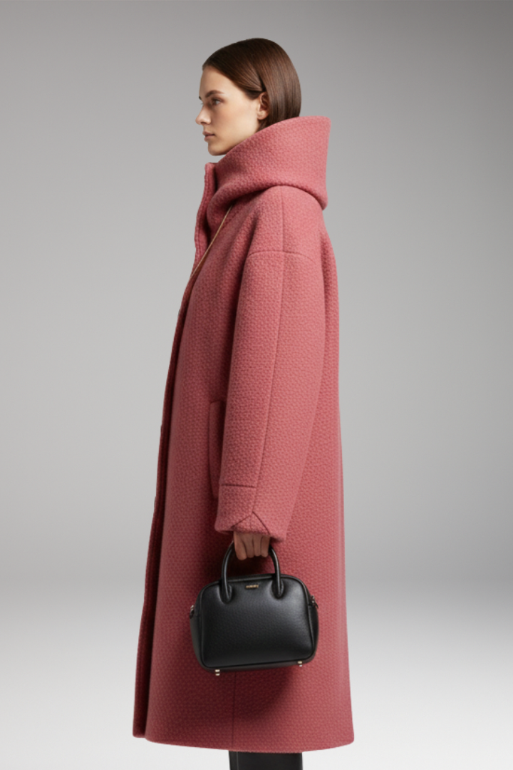 Women's Insulated Winter Coat Raised Collar