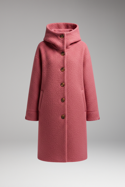 Women's Insulated Winter Coat Raised Collar - VibreMode