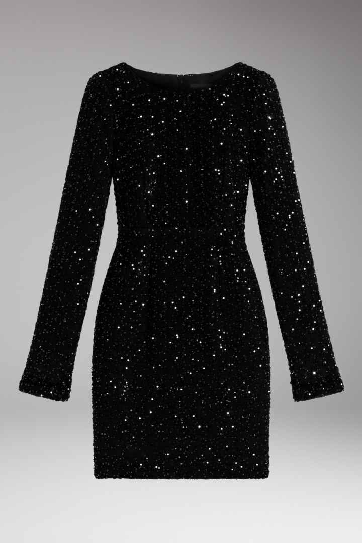 Women's Winter Party Dress Open Back Deep V Neck - VibreMode