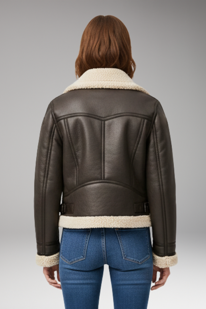 Women's Belted Zip Up Jacket