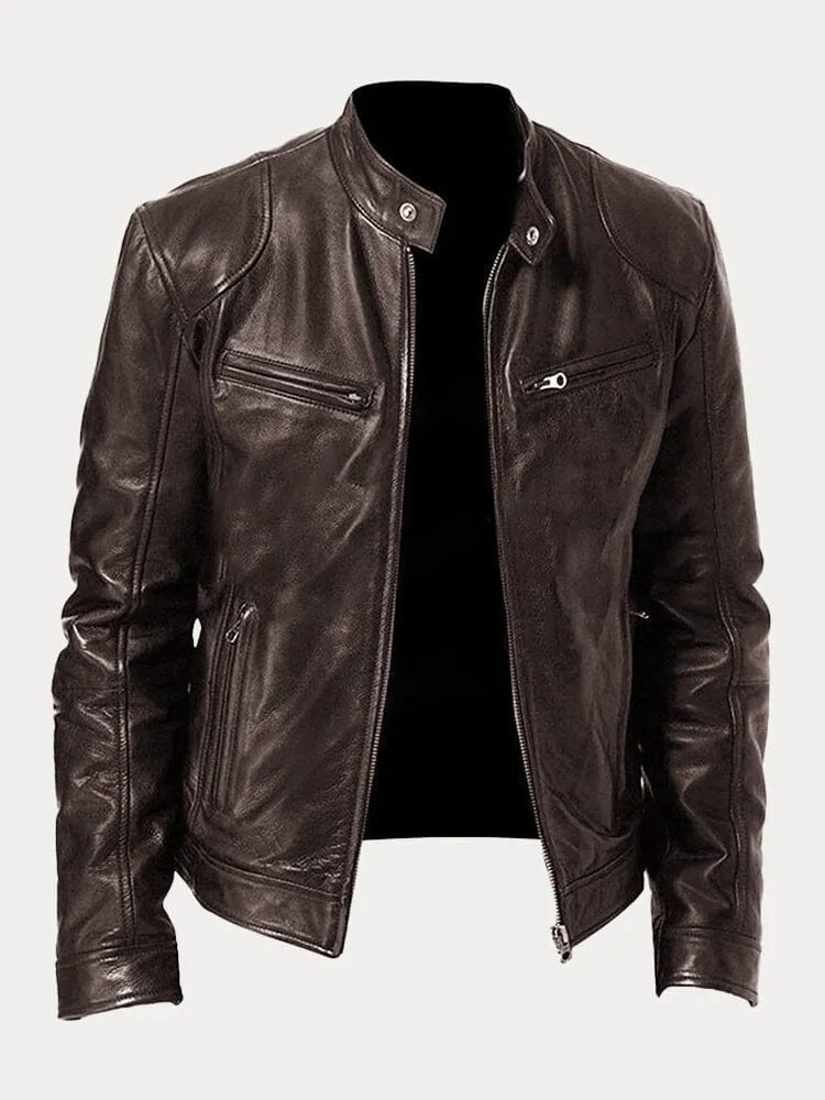 Men's Classic Zip Up Casual Coat