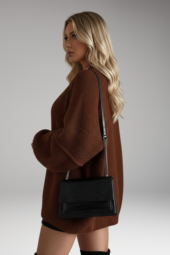 Women's Open Front Cardigan Long Sleeves