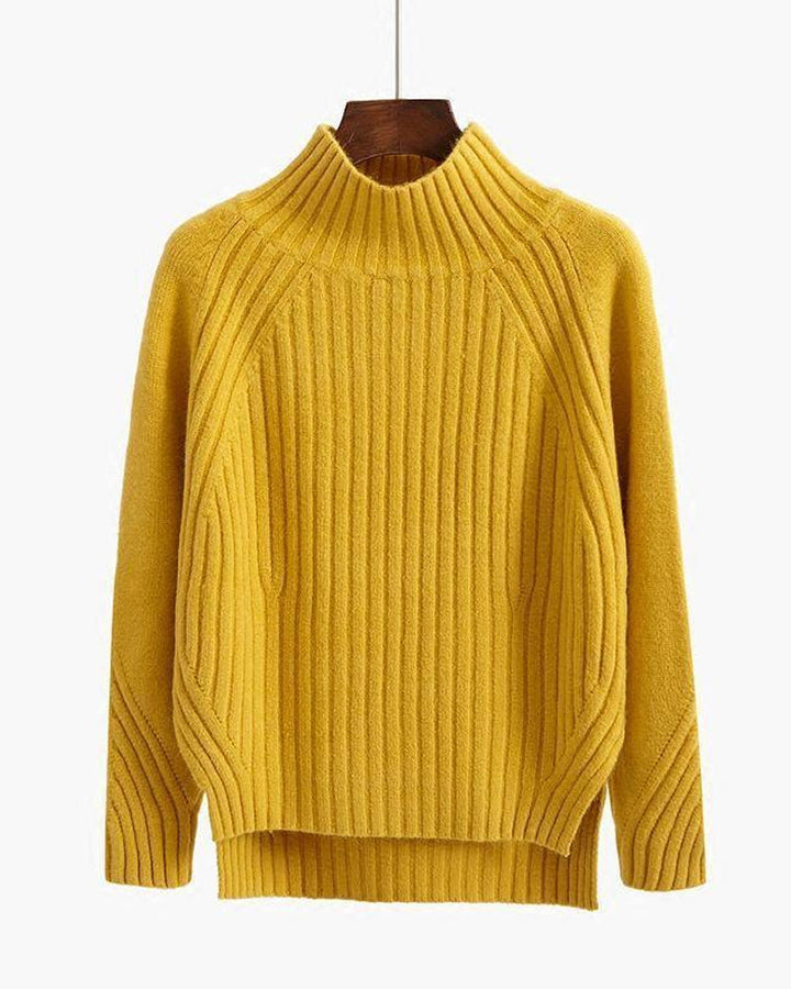 Cozy Women's Cable Knit Turtleneck Sweater
