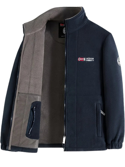 Men's Full Zip Outdoor Jacket - VibreMode