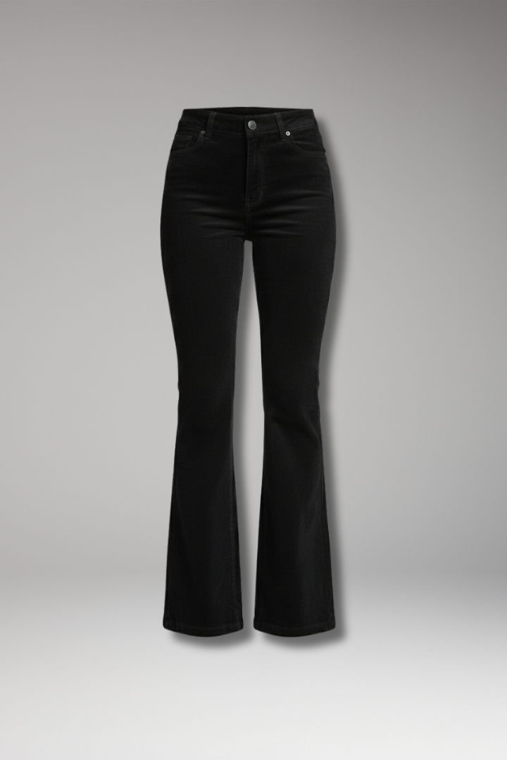 Women's High Waisted Flared Pants - VibreMode