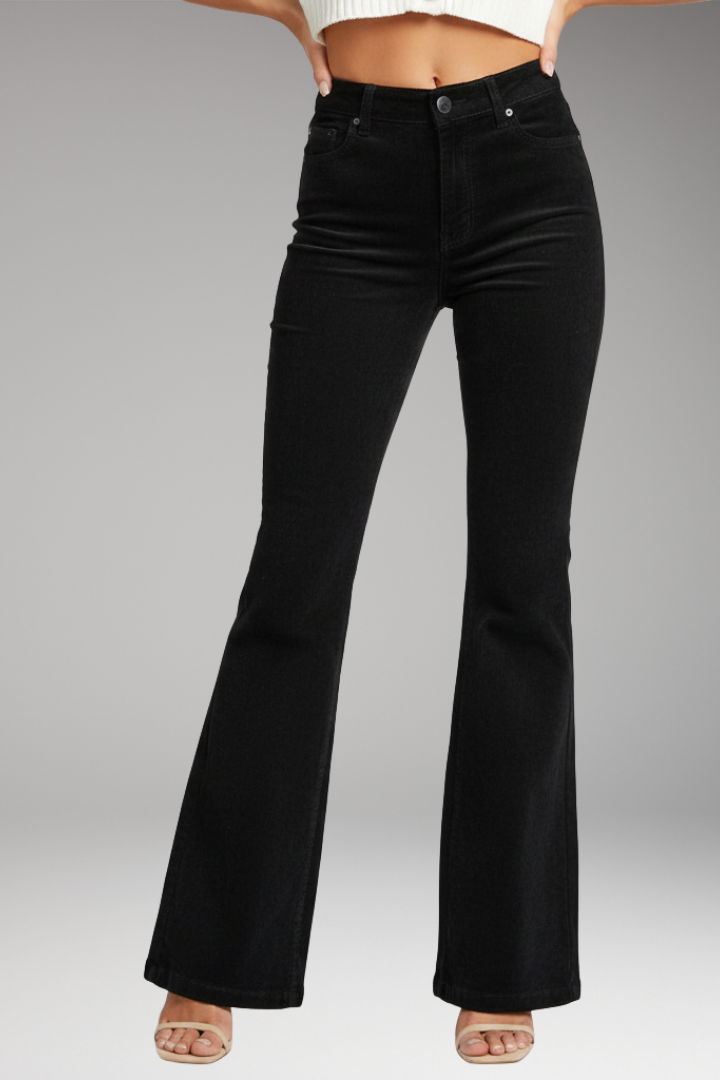 Women's High Waisted Flared Pants