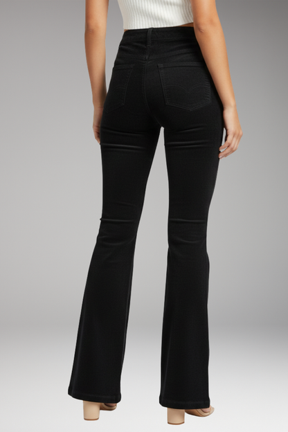 Women's High Waisted Flared Pants