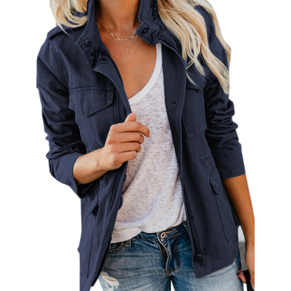 Women's Lightweight Zip Up Jacket Breathable Nylon