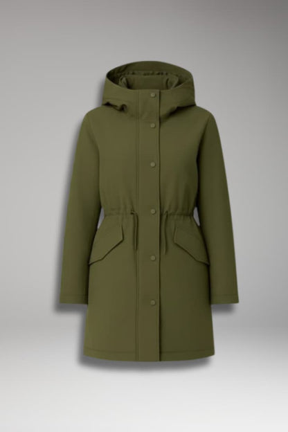 Women's Padded Parka Jacket Zip Up - VibreMode