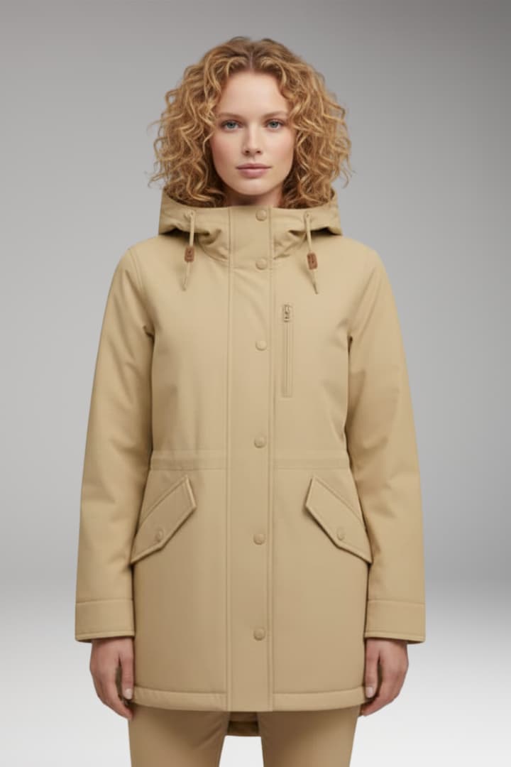Women's Hooded Parka Insulated Waterproof