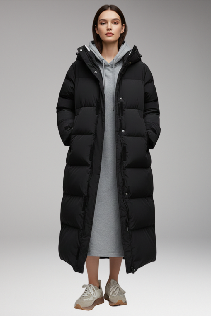 Women's Puffer Jacket Hooded Water Resistant
