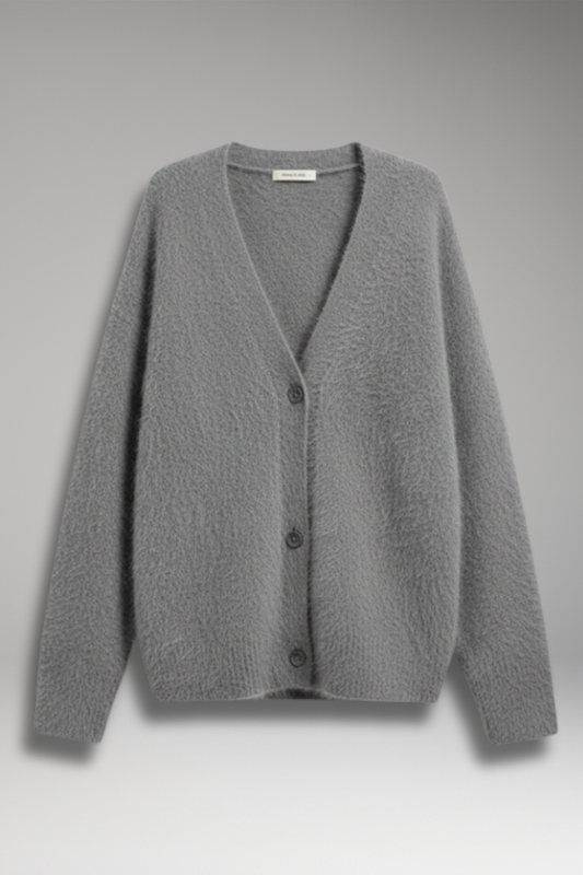 Women's Round Neck Sweater Ribbed Hem - VibreMode