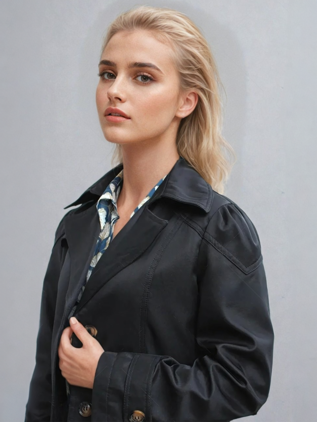Women's Trench Coat Waterproof Classic Tan