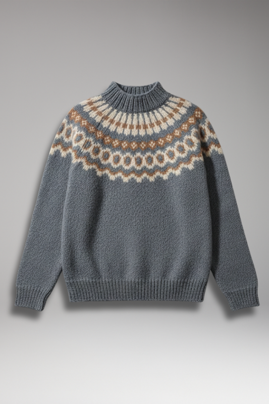 Women's Turtleneck Long Sleeve Sweater - VibreMode