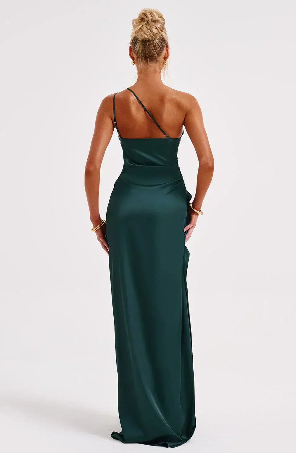 Elegant Long Formal Asymmetric Maxi Dress