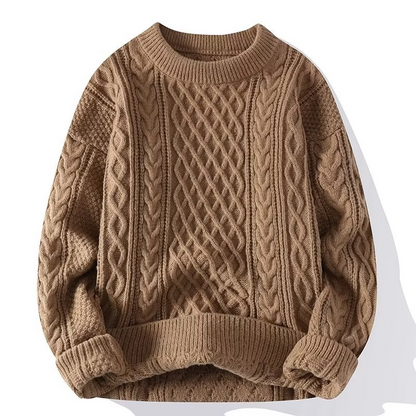 Warm Women's Cable Knit Winter Sweater
