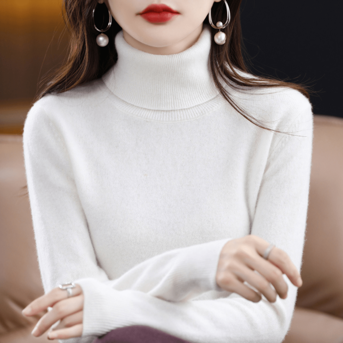 Timeless Ladies Crew Neck Spring Sweater