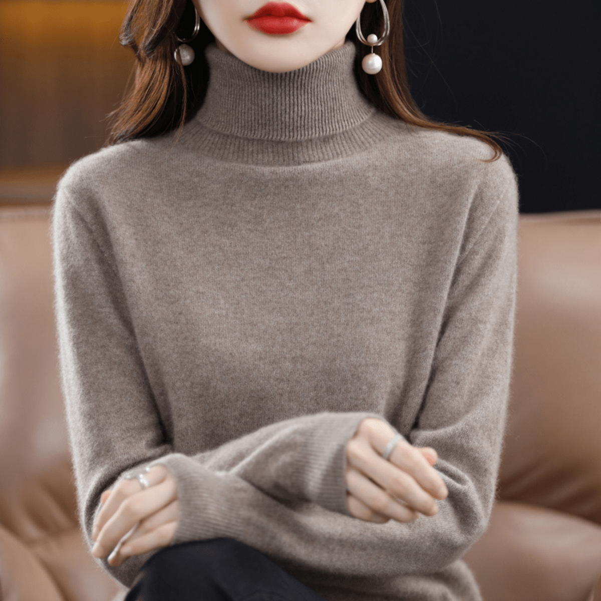 Timeless Ladies Crew Neck Spring Sweater