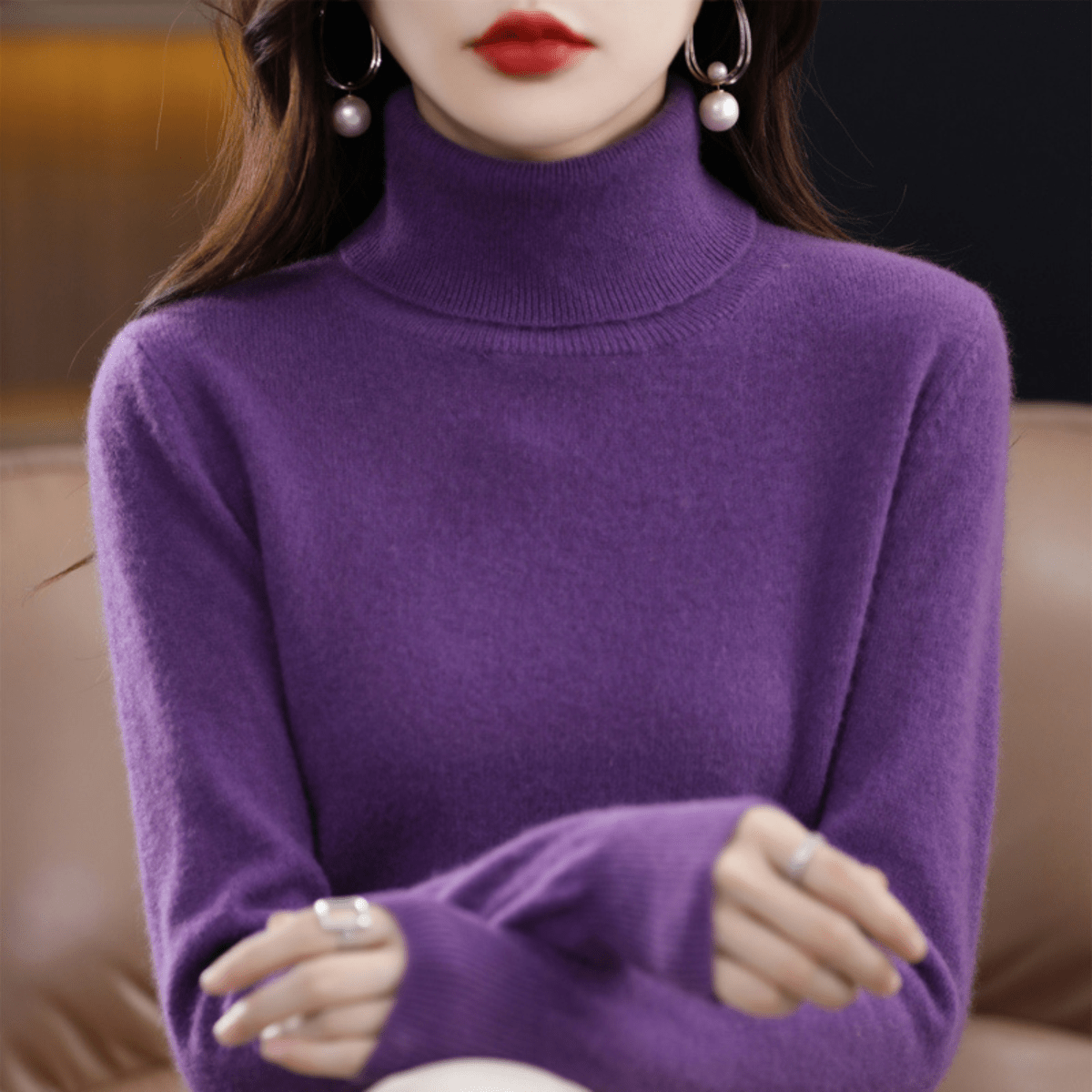 Timeless Ladies Crew Neck Spring Sweater