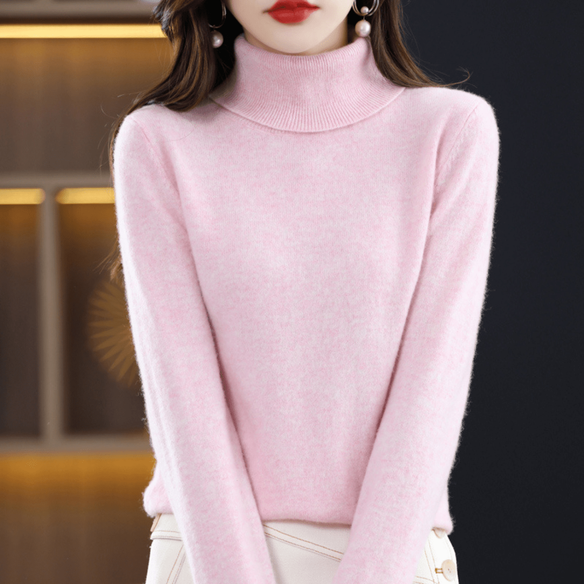 Timeless Ladies Crew Neck Spring Sweater