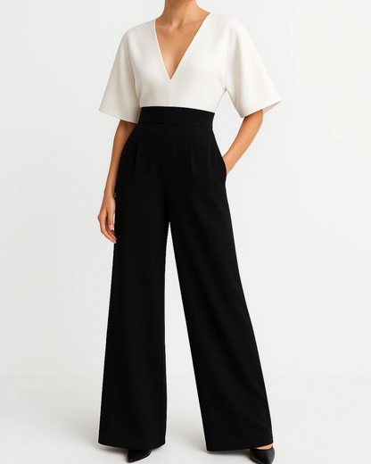 Women's Wide Leg Jumpsuit Wedding Party Wear
