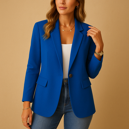 Chic Ladies Spring fitted Blazer Jacket