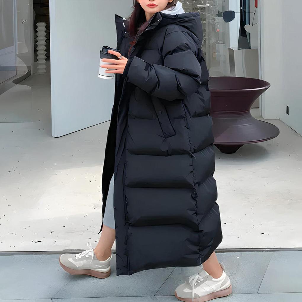 Women's Long Winter Parka Waterproof Design