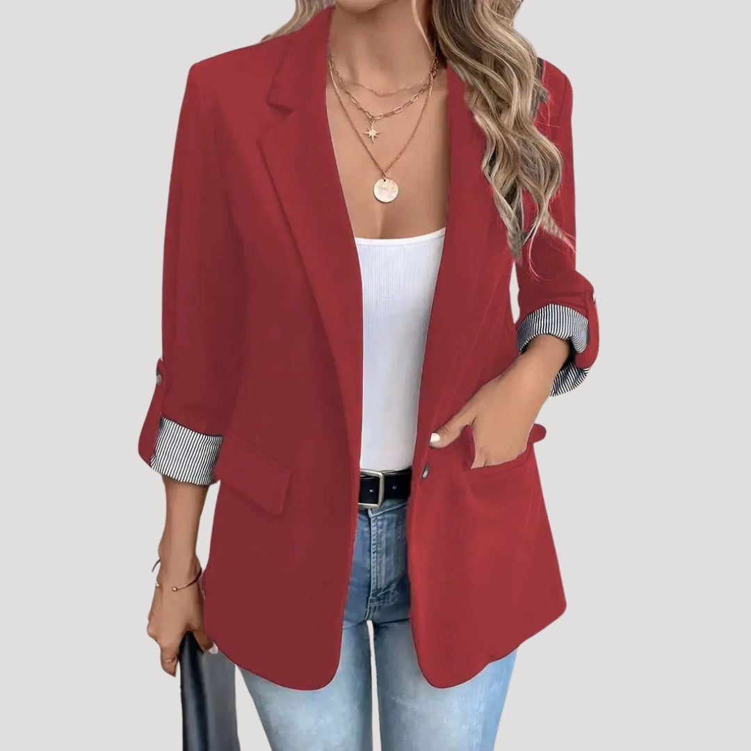Women's Classic Fit Spring Blazer Jacket
